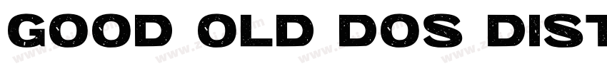 Good Old DOS Distort字体转换